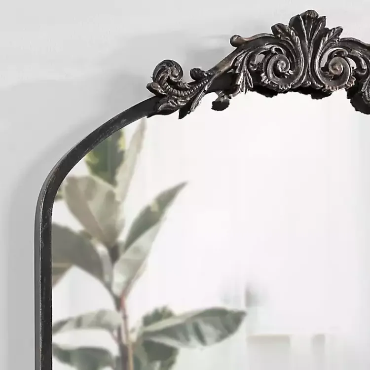 Kirklands Home Arendahl Arched Mirror, 24x36 in. Black Clearance
