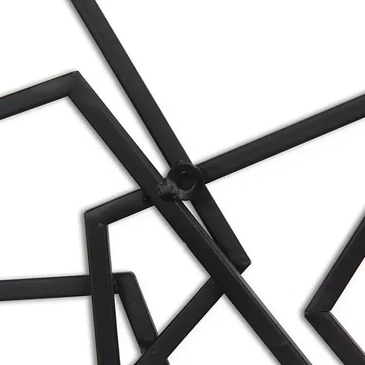 Kirklands Home Astraga Pentagon Plaque Black