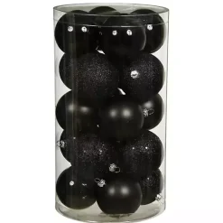 Christmas Ornaments>Kirklands Home Ball Ornaments, Set of 24 Black