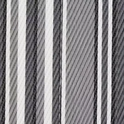 Kirklands Home Black Barcode Stripe Outdoor Area Rug, 4x6 Clearance
