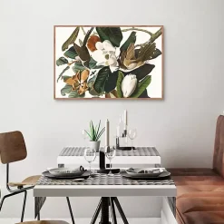 Kirklands Home Black Billed Cuckoo Framed Canvas Art Print Multi Clearance