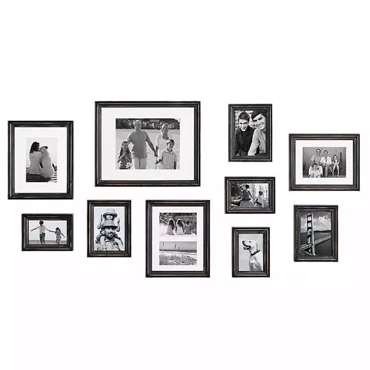 Kirklands Home Black Bordeaux 10-pc. Gallery Wall Frame Set Online
