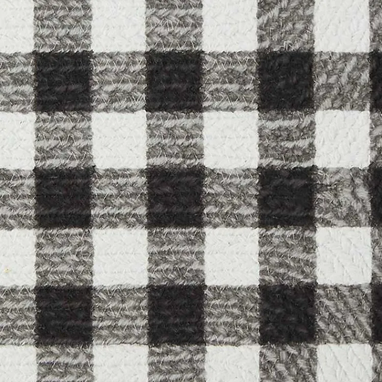 Kirklands Home Black Buffalo Check Bone Pet Bowl Mat Discount