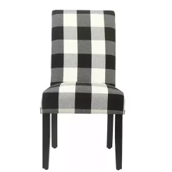 Kirklands Home Buffalo Check Dining Chairs, Set of 2 Black Discount
