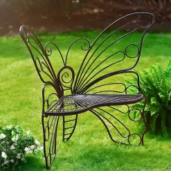 Kirklands Home Butterfly Metal Patio Chair Black Online