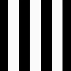Kirklands Home Cabana Stripe Outdoor Lumbar Pillow Black Best