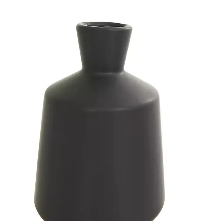Vases>Kirklands Home Ceramic Contemporary Vases, Set of 3 Black