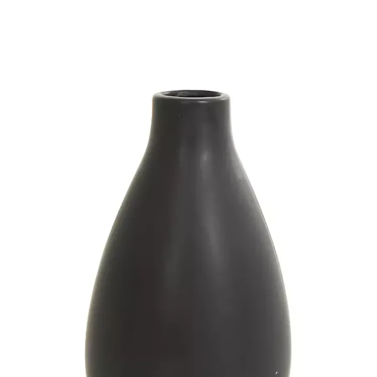 Vases>Kirklands Home Ceramic Contemporary Vases, Set of 3 Black