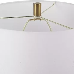 Kirklands Home Black Ceramic Ribbed Table Lamp White Best