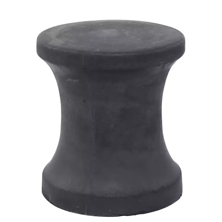 Kirklands Home Clay Hourglass Accent Table Black Hot