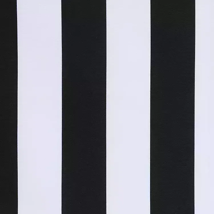 Kirklands Home Black Coastal Stripe Outdoor Curtain Panel, 96 in. Discount