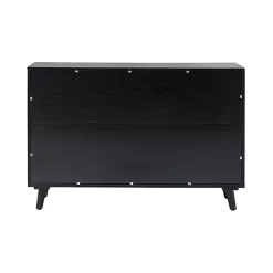 Kirklands Home Contemporary Lattice Doors Sideboard Black Sale