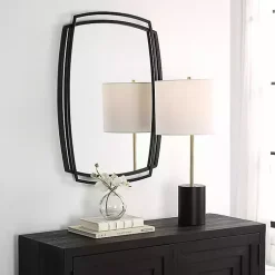 Kirklands Home Black Curved Overlapping Wall Mirror Discount