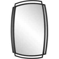Kirklands Home Black Curved Overlapping Wall Mirror Discount