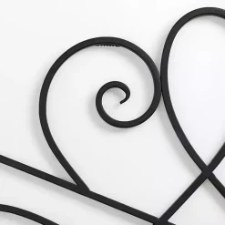 Kirklands Home Curved Scroll Wall Plaque Black Online