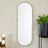 Kirklands Home Black Cut Metal Gold Accents Oblong Wall Mirror Discount