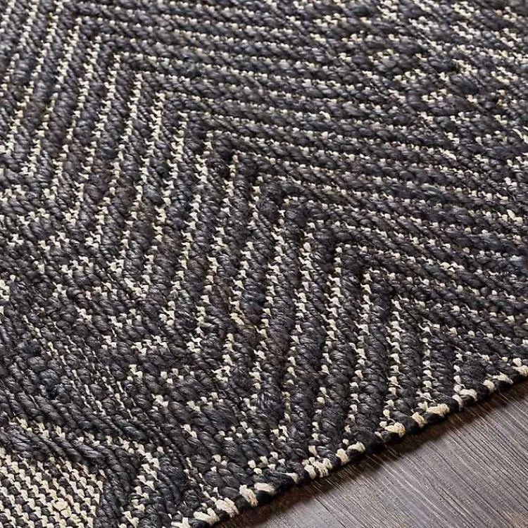 Kirklands Home Diamond Jute Area Rug, 8x10 Black Online