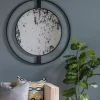 Kirklands Home Black Distressed Floating Wall Mirror Online