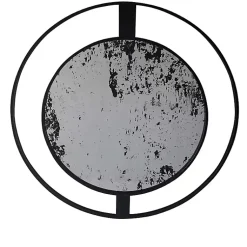 Kirklands Home Black Distressed Floating Wall Mirror Online