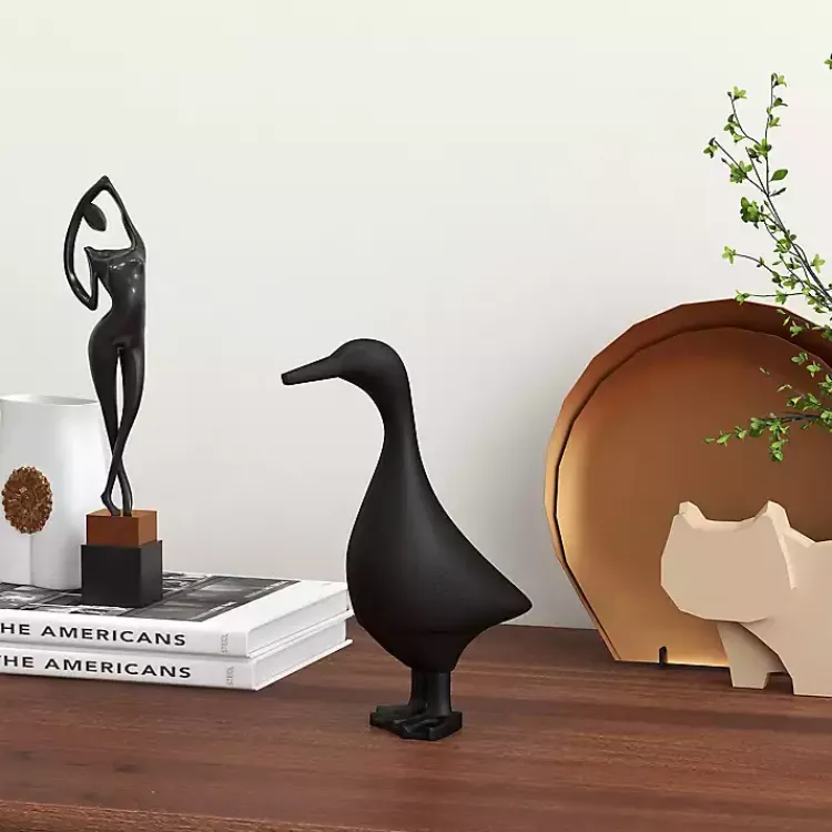 Statues & Figurines>Kirklands Home Dixie Duck Figurine Black