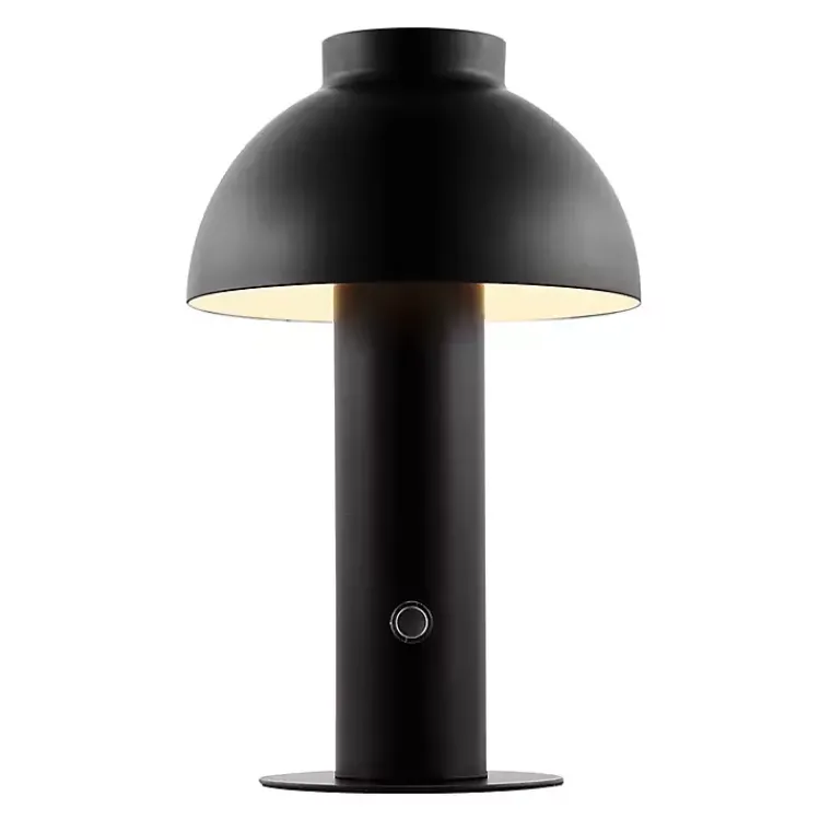 Kirklands Home Dome LED Cordless Table Lamp, 12 in. Black Online