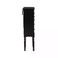 Kirklands Home 5-Drawer Ollie Petite Jewelry Armoire Black New