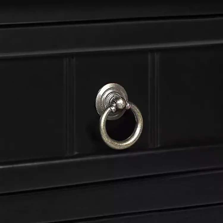 Kirklands Home 3-Drawer Turned Legs Accent Table Black Online