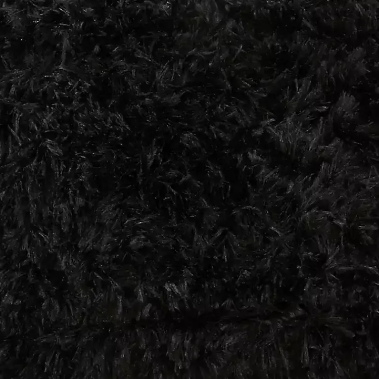 Pillows>Kirklands Home Faux Fur Lumbar Pillow Black