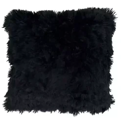 Pillows>Kirklands Home Faux Fur Throw Pillow Black