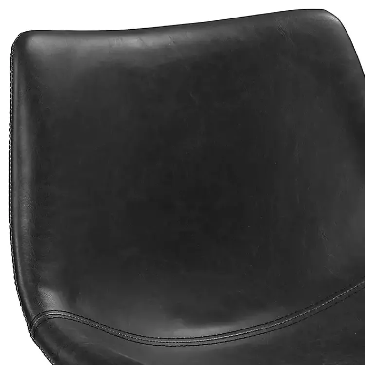 Kirklands Home Faux Leather Counter Stools, Set of 2 Black Discount