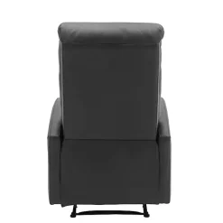 Kirklands Home Faux Leather Dormi Recliner Black New