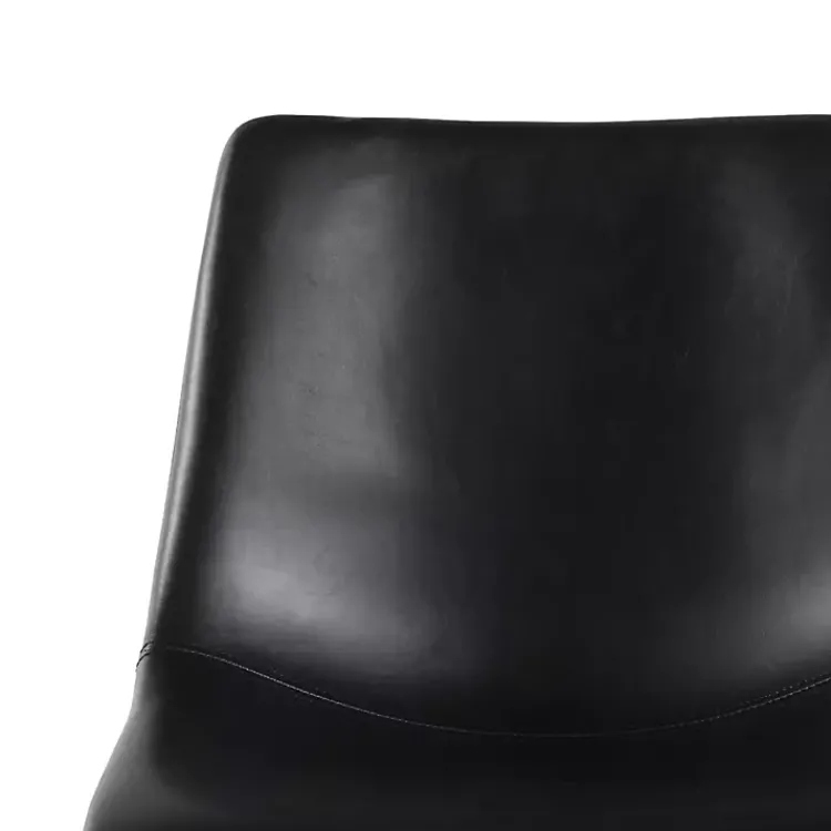 Kirklands Home Faux Leather Scoop Dining Chairs, Set of 2 Black Online