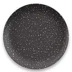 Kirklands Home Faye Melamine Dinner Plates, Set of 6 Black Best
