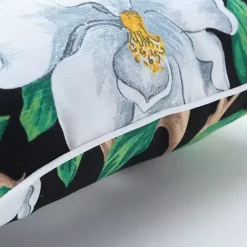 Kirklands Home Black Floral Blooms 2-pc. Outdoor Pillows Discount