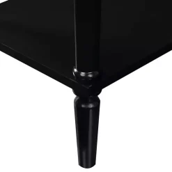 Kirklands Home French Country Single Drawer Accent Table Black Best