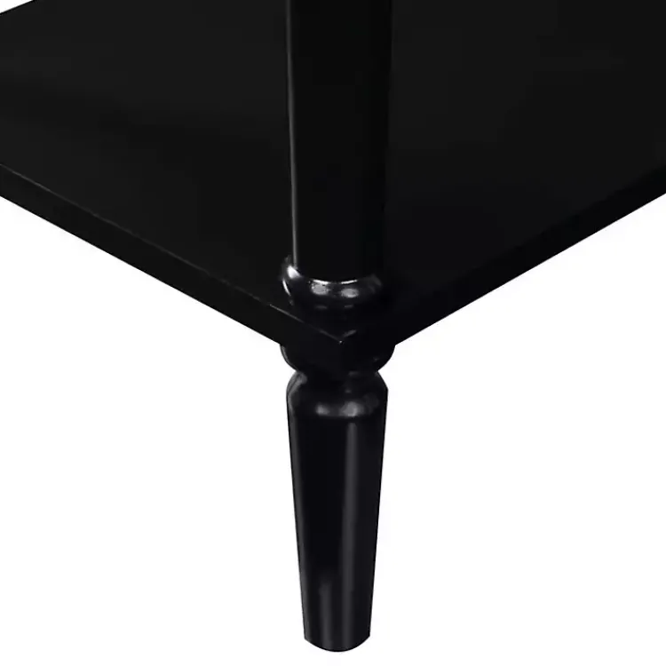 Kirklands Home French Country Single Drawer Accent Table Black Best