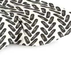 Kirklands Home French Edge Outdoor Wicker Settee Cushion Black Online