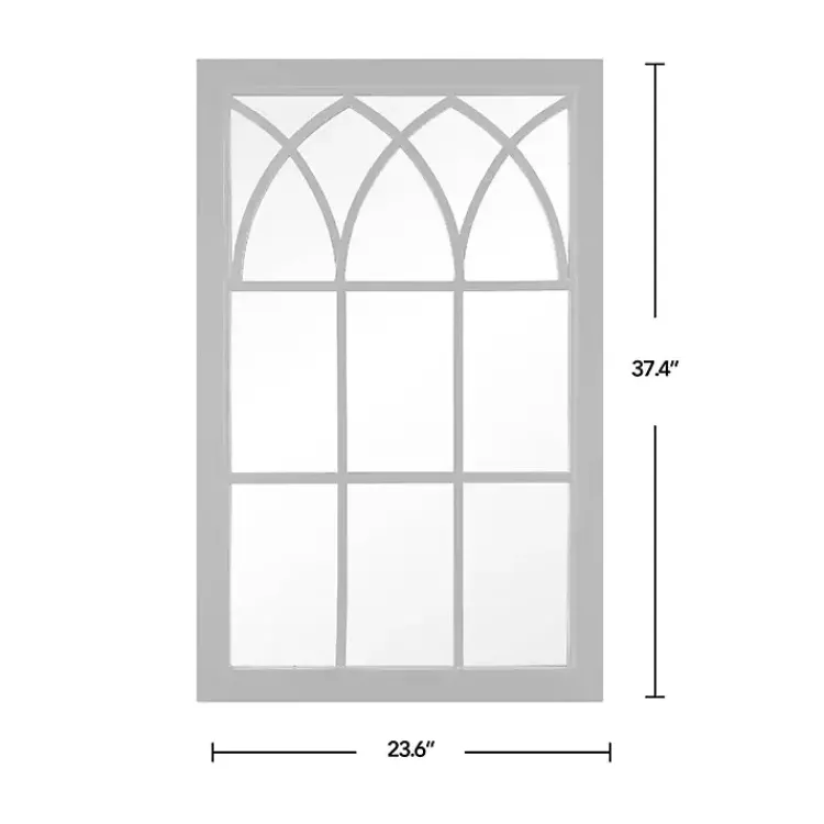 Kirklands Home Grandview Arched Frame Mirror Black New