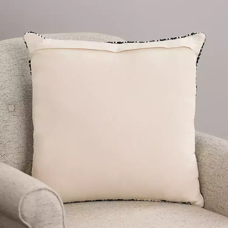 Pillows>Kirklands Home Black Hemlock Woven Pillow