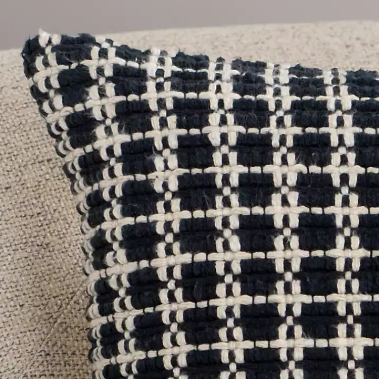 Pillows>Kirklands Home Black Hemlock Woven Pillow