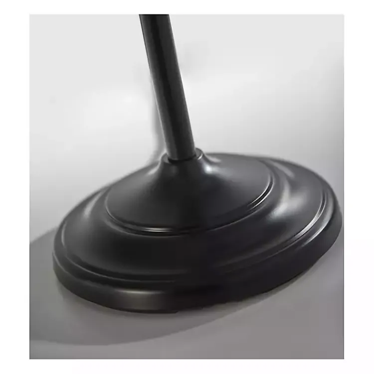 Kirklands Home Black Herringbone Floor Lamp Gray Outlet