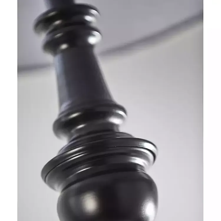 Kirklands Home Black Herringbone Floor Lamp Gray Outlet