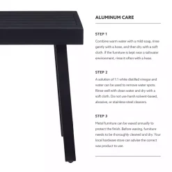 Kirklands Home Holland Outdoor Side Table Black Clearance