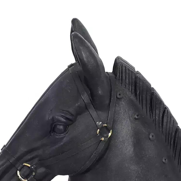 Statues & Figurines>Kirklands Home Horse Head Statue, 12 in. Black