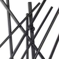 Kirklands Home Icilio Abstract Linear Wall Plaque Black Online