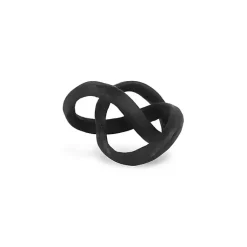 Statues & Figurines>Kirklands Home Infinite Abstract Knot Black