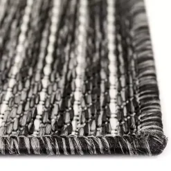 Kirklands Home Intertwine Indoor/Outdoor Area Rug, 7x9 Black Hot
