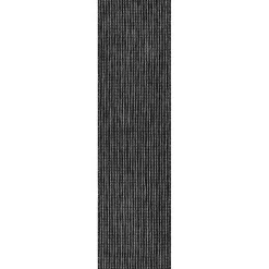 Kirklands Home Intertwine Indoor/Outdoor Runner Black
