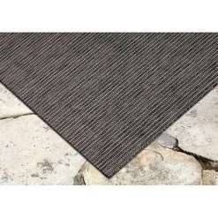 Kirklands Home Intertwine Indoor/Outdoor Runner Black