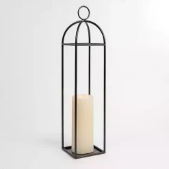 Lanterns>Kirklands Home Iron Carlisle Lantern, 38 in. Black